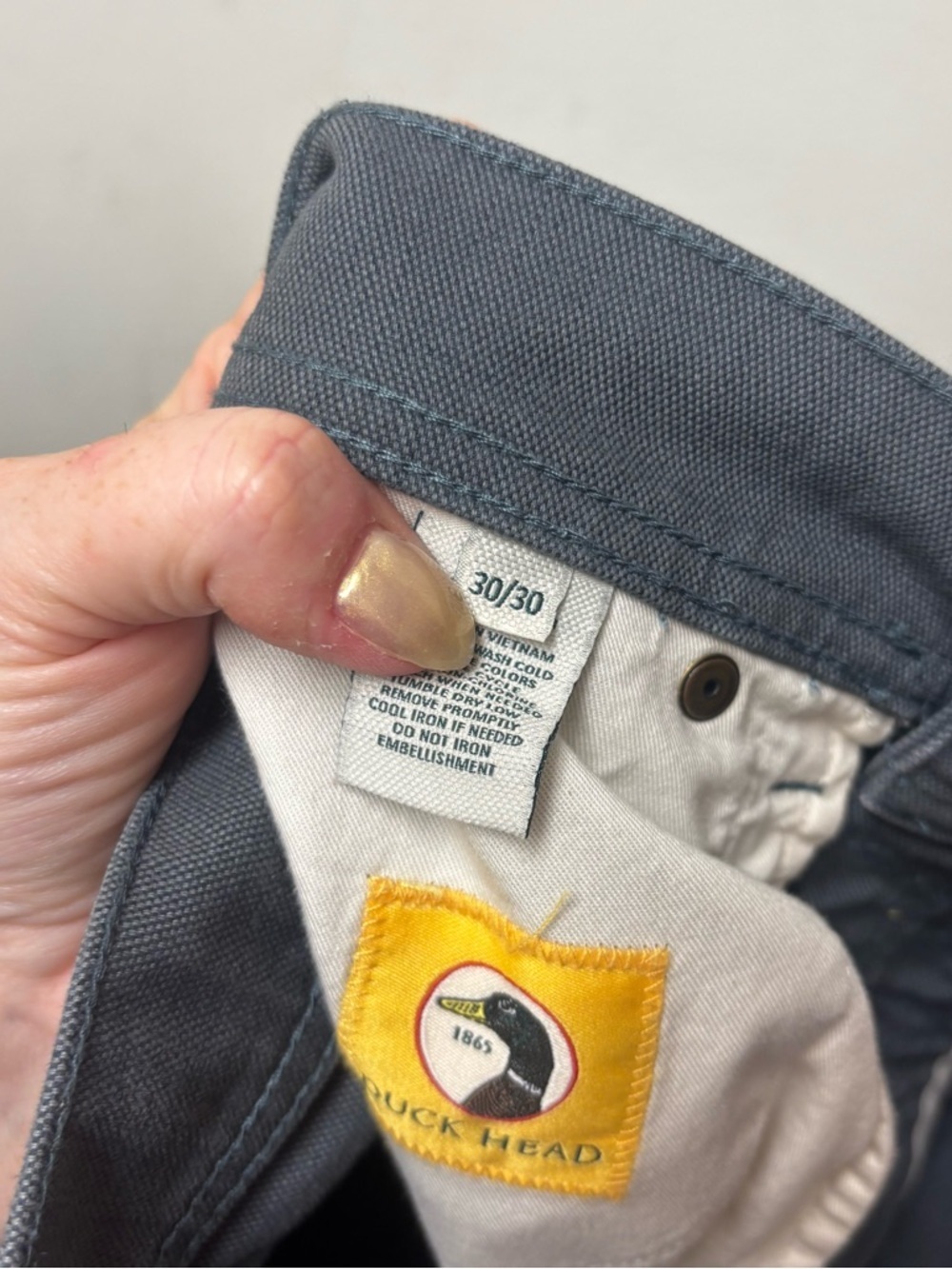 Duck Head Field Canvas 5 Pocket Pant - Picture 7 of 7